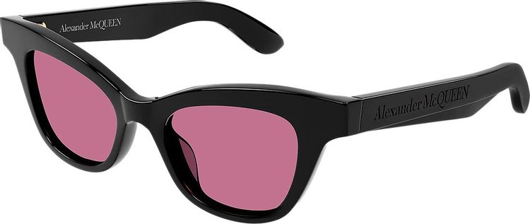 Alexander McQueen Cat Eye Sunglasses BlackPink