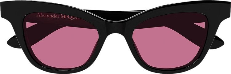 Alexander McQueen Cat Eye Sunglasses BlackPink