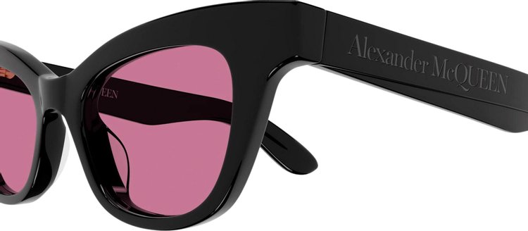 Alexander McQueen Cat Eye Sunglasses BlackPink