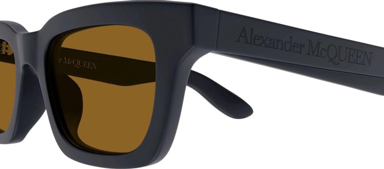 Alexander McQueen Square Sunglasses GreyYellow