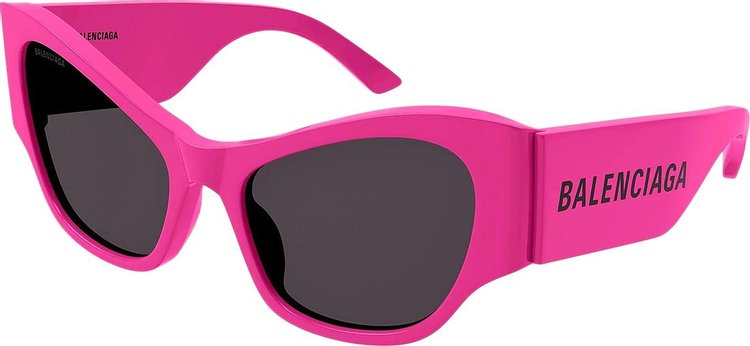 Balenciaga Cat Eye Sunglasses FuchsiaGrey