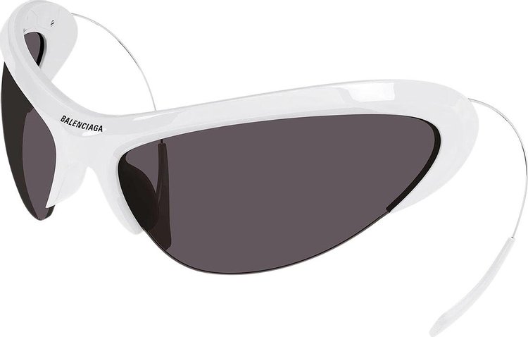 Balenciaga Cat Eye Sunglasses WhiteSilverGrey