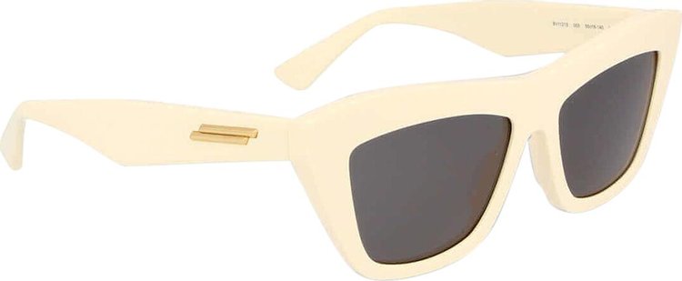 Bottega Veneta Square Sunglasses IvoryGrey