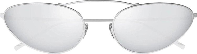 Saint Laurent Cat Eye Sunglasses Silver