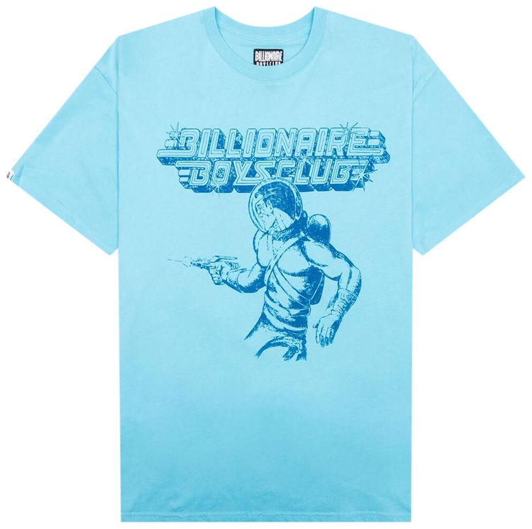 Billionaire Boys Club Space Cadet Short Sleeve T Shirt Blue Mist