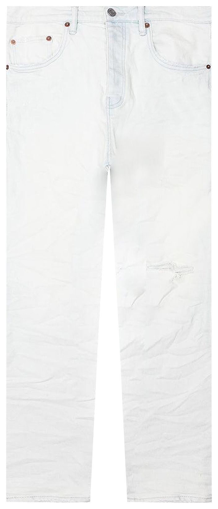 PURPLE BRAND Vintage Knee Blowout Jeans Light Indigo