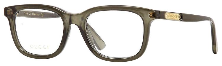 Gucci Square Frame Eyeglasses GreyTransparent