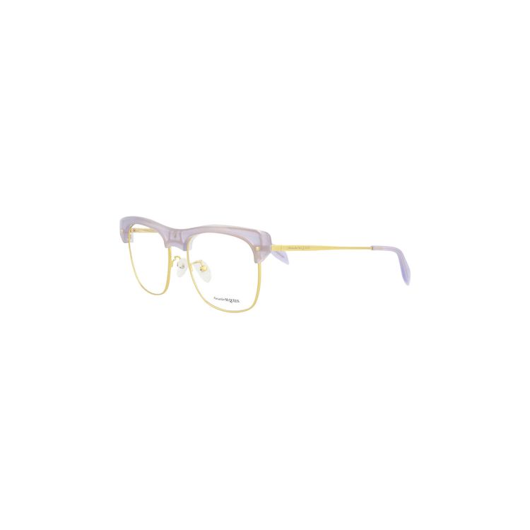 Alexander McQueen Bicolor Metal Glasses (Frames)