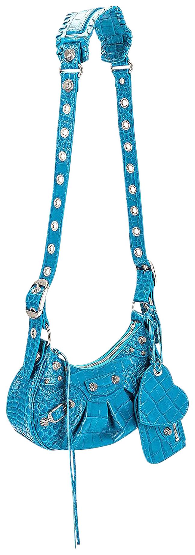 Balenciaga Le Cagole Shoulder Bag Turquoise