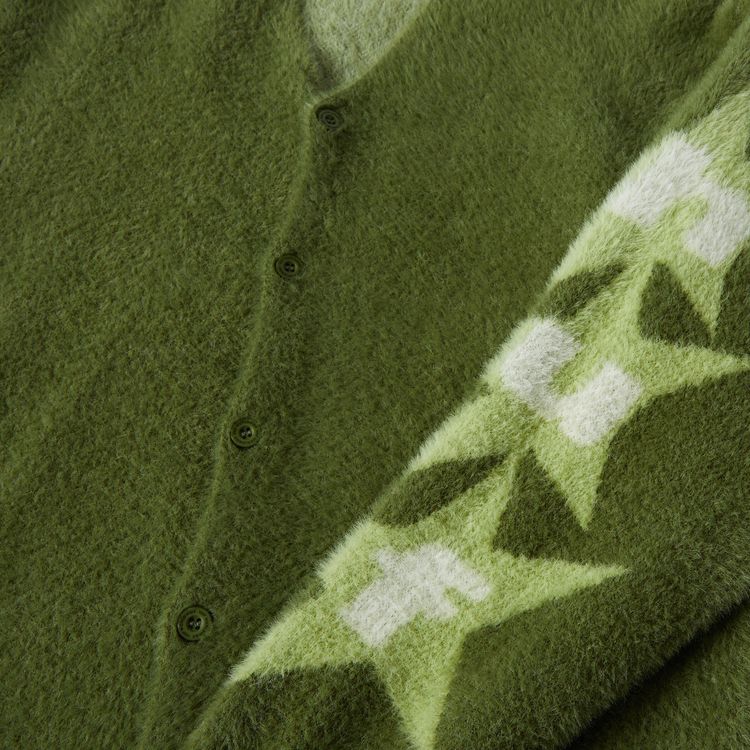 HUF Ursa Mohair Cardigan Pesto