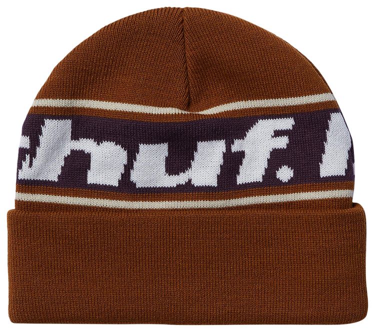HUF Continual Cuff Beanie Russet