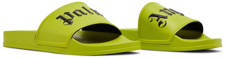Palm Angels Pool Slider Light Green