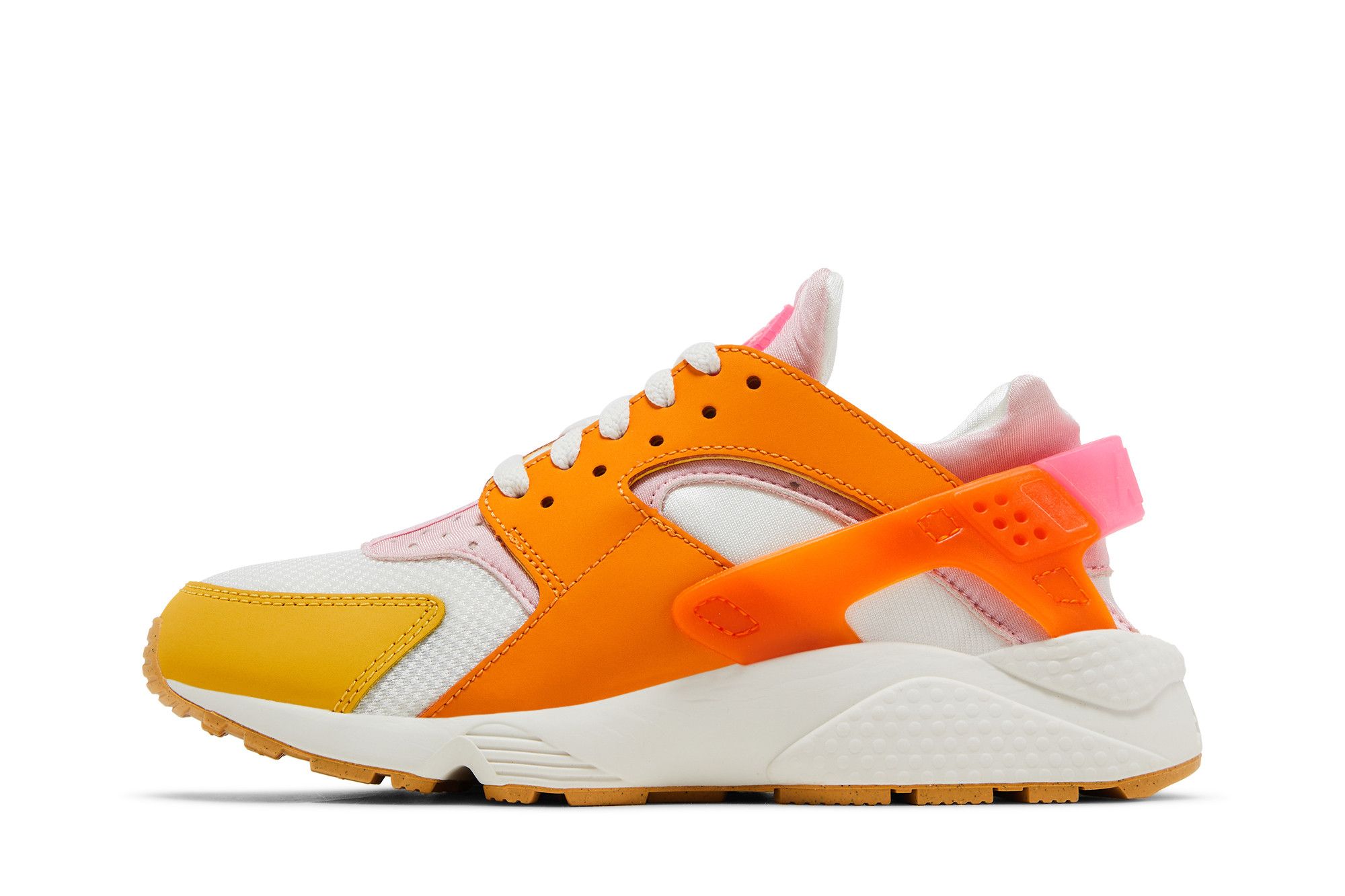 air huarache run mid womens orange