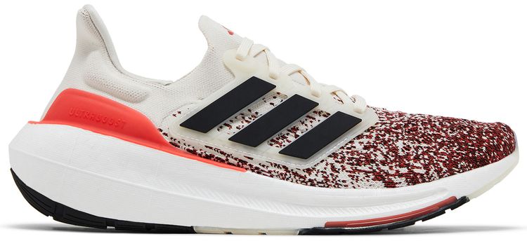 Adidas UltraBoost Light Chalk Bright Red Gradient