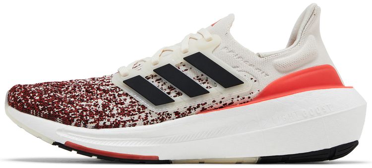 Adidas UltraBoost Light Chalk Bright Red Gradient