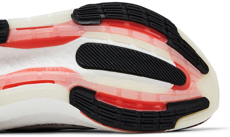 Adidas UltraBoost Light Chalk Bright Red Gradient