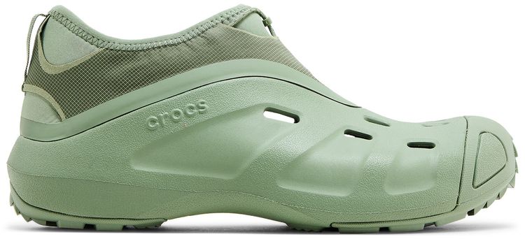 Satisfy x Crocs Quick Trail Low Moss