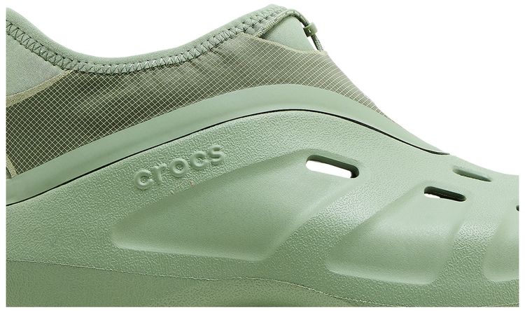 Satisfy x Crocs Quick Trail Low Moss