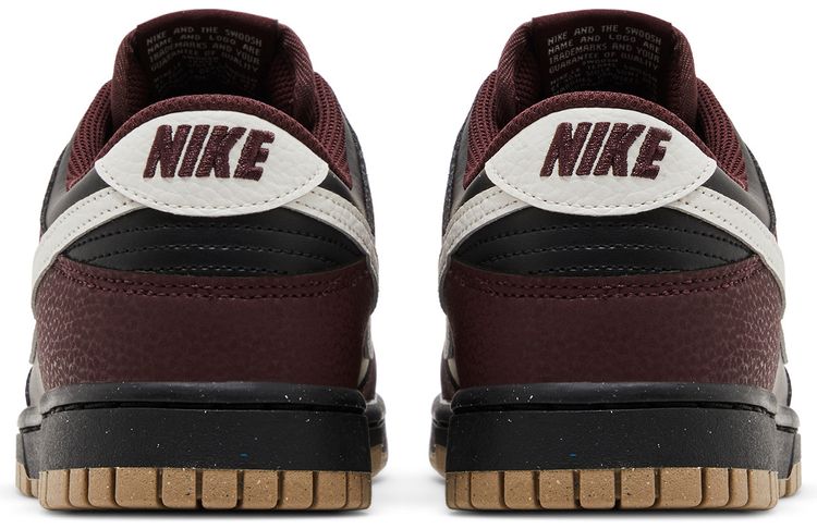 Nike Wmns Dunk Low Next Nature Burgundy Crush Black