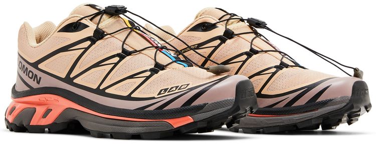 Salomon XT 6 Hazelnut Quail Living Coral