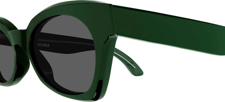 Balenciaga Cat Eye Sunglasses GreenGrey