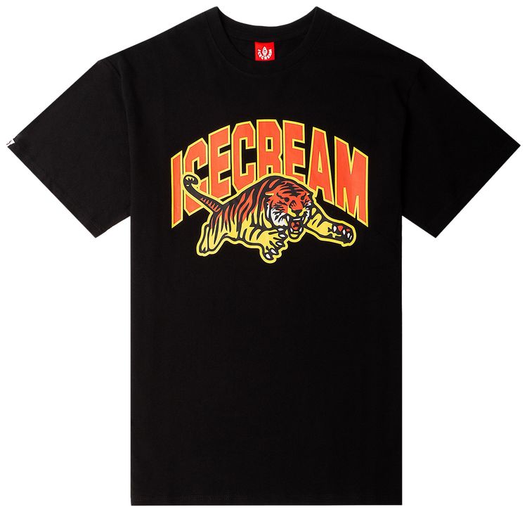 Icecream Tiger Tee Black