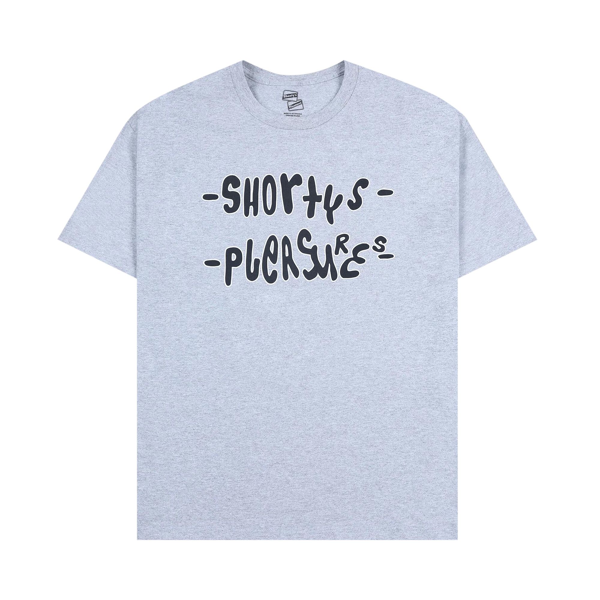 Tシャツ・カットソー PLEASURES Men T-shirt Grey P24F021 GREY Buy Pleasures F Me T-Shirt 'Grey' - P24F021 GREY | GOAT