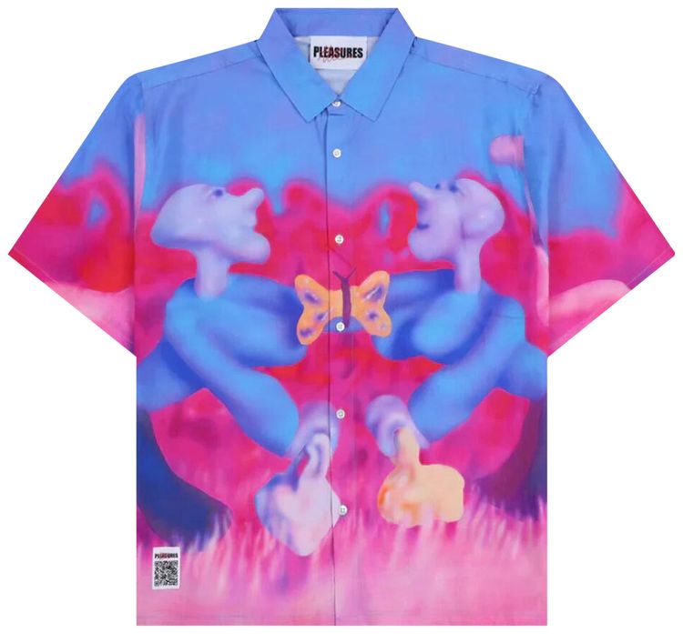 Pleasures Interaction Button Down Pink