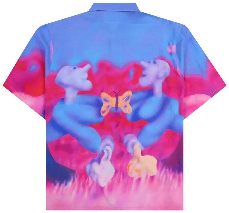 Pleasures Interaction Button Down Pink