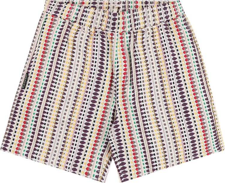 Pleasures Stitch Shorts Ecru