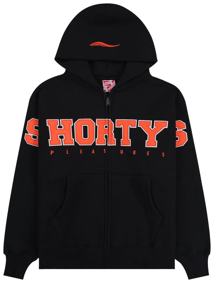 Pleasures Wave Zip Hoodie Black