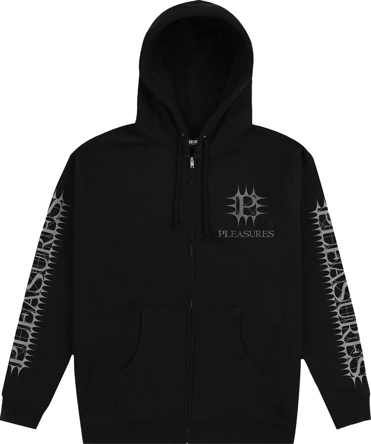 Pleasures Spike Zip Hoodie Black