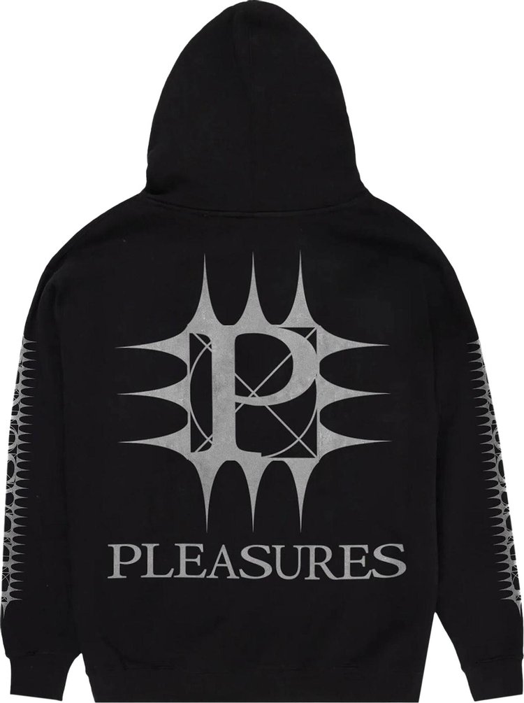 Pleasures Spike Zip Hoodie Black