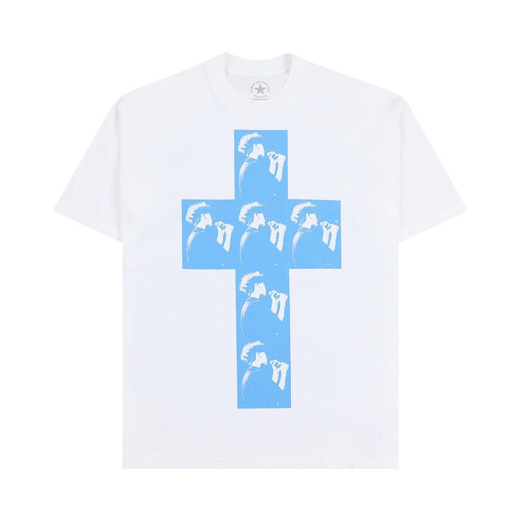 Pleasures Cross T Shirt White