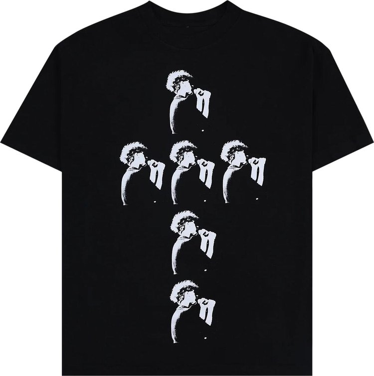 Pleasures Cross T Shirt Black