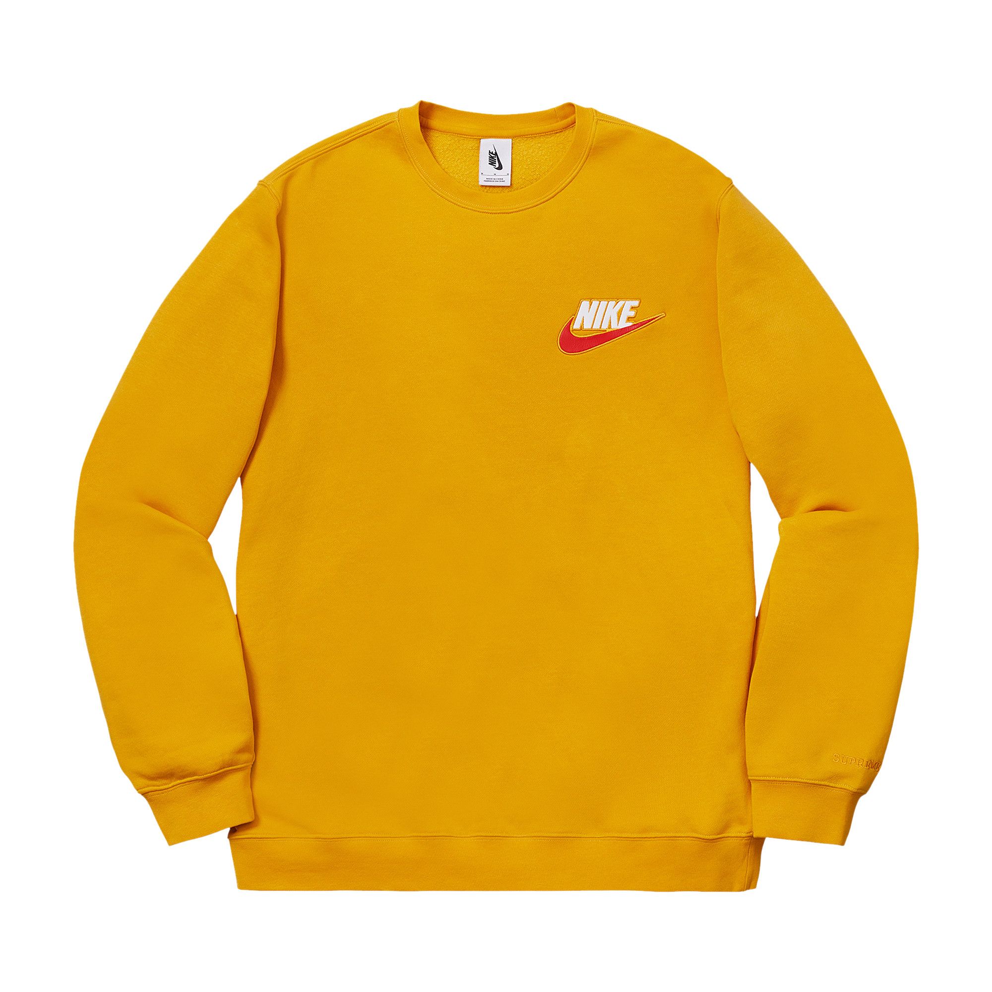 Nike crewneck yellow new arrivals