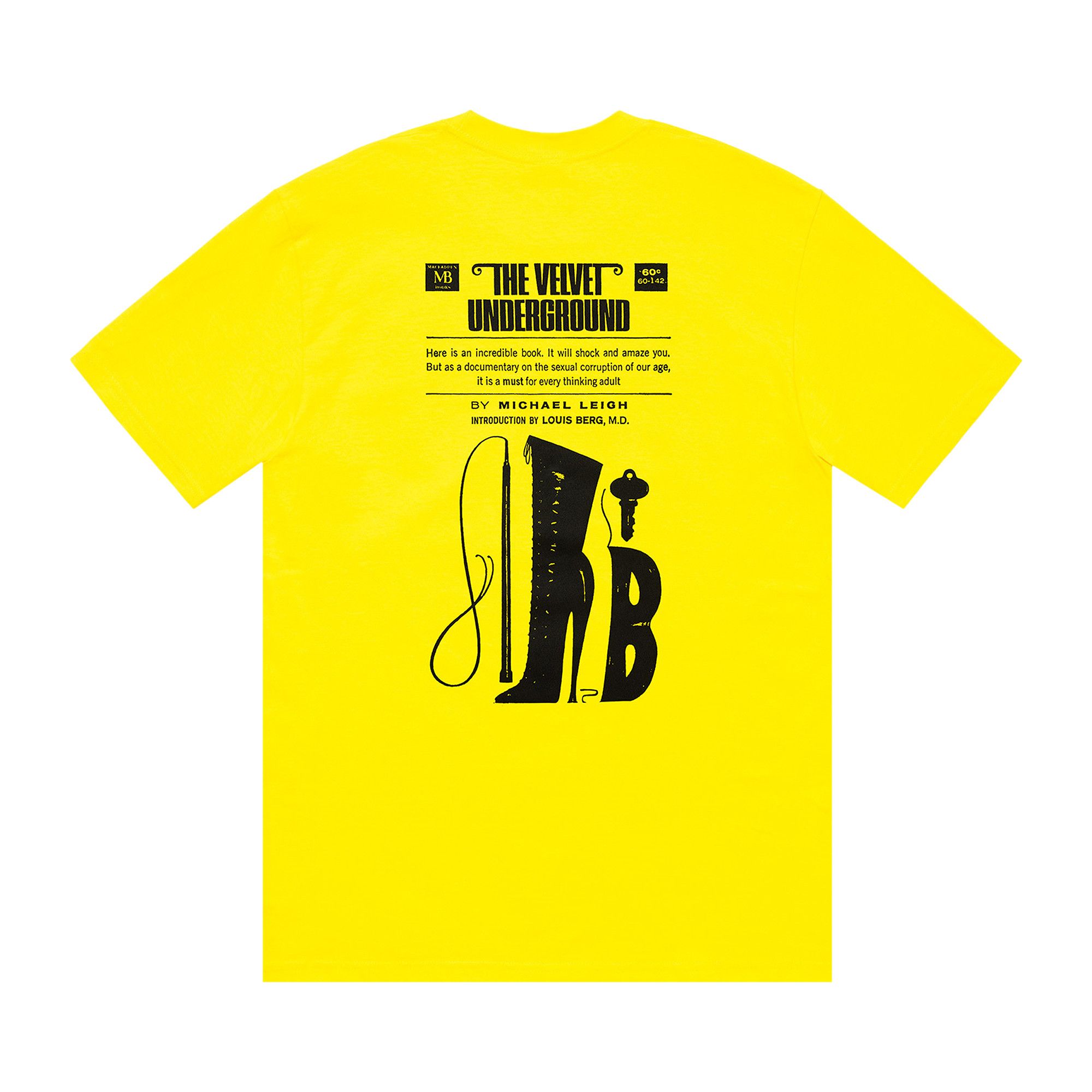 Buy Supreme The Velvet Underground Tee 'Yellow' - FW19T8