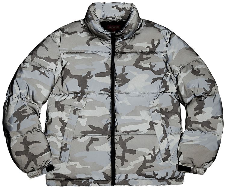 Supreme Reflective Camo Down Jacket Snow Camo
