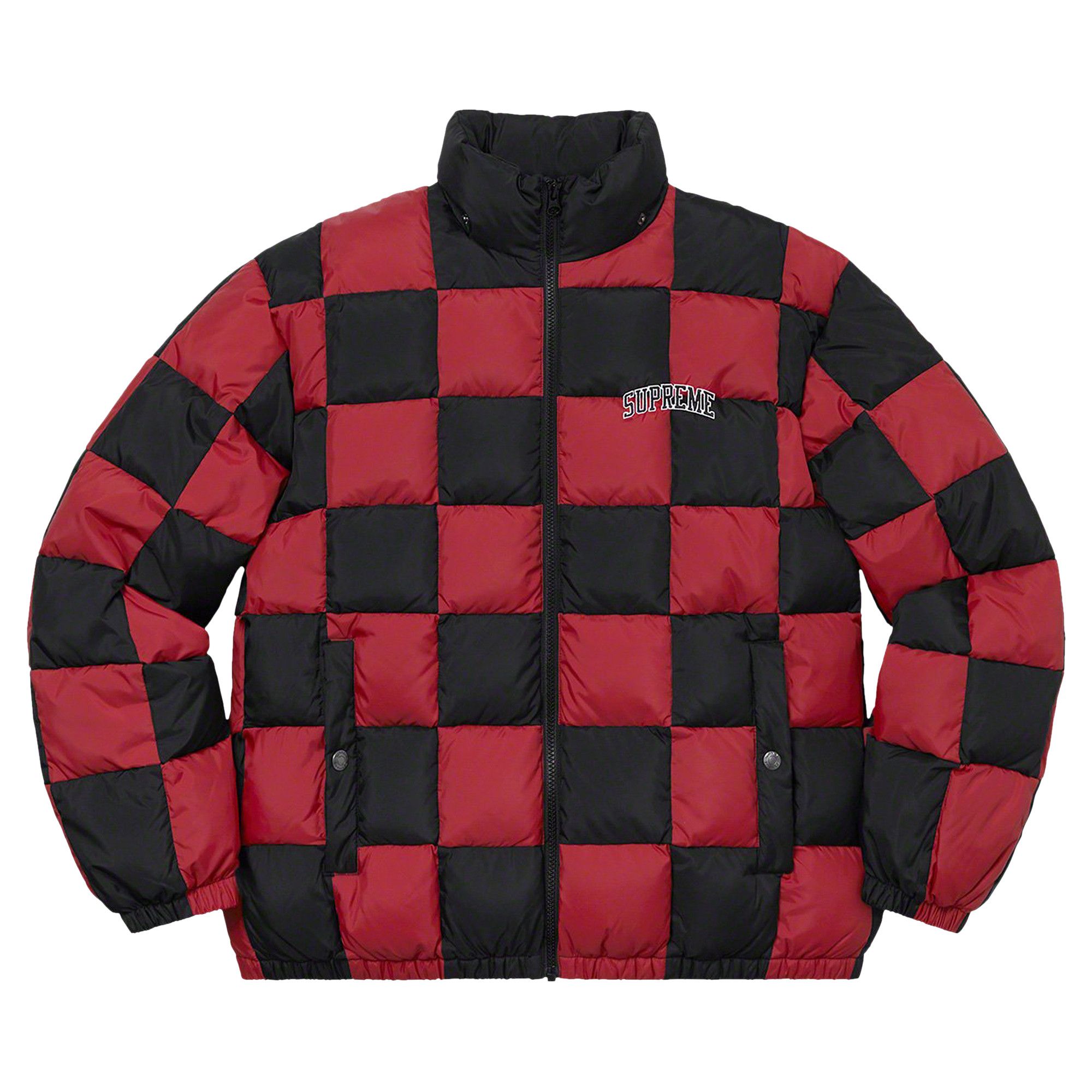 Supreme 赤黒チェック ハーフジップジャケット M Supreme 赤黒チェック ハーフジップジャケット M 楽天市場