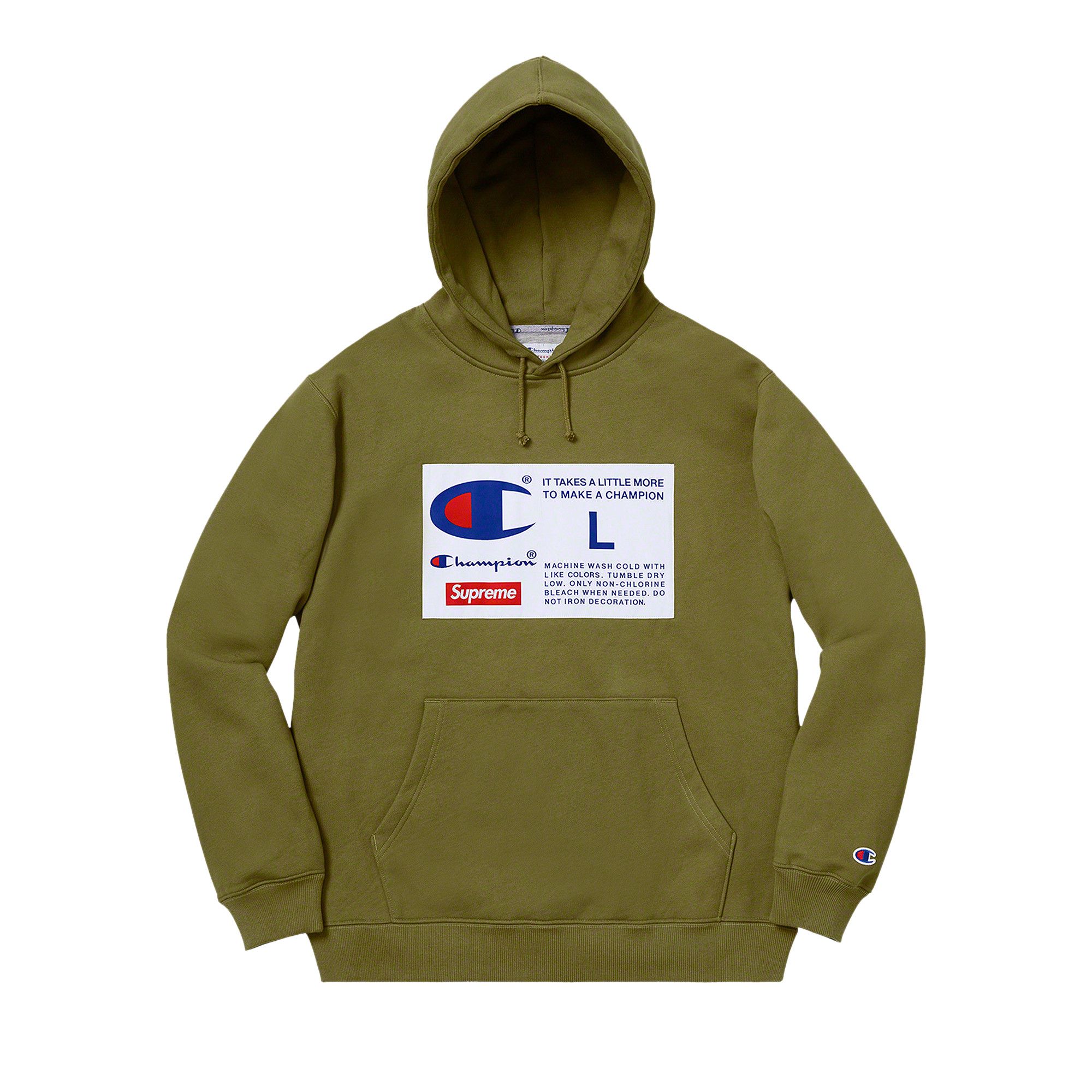 Supreme champion label hooded deals