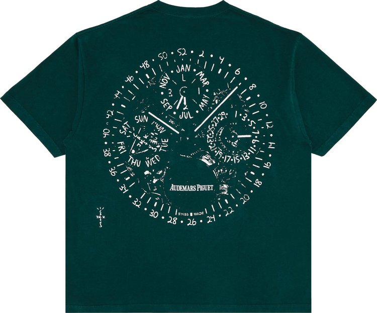 Travis Scott x Audemars Piguet Watch Face Tee Green