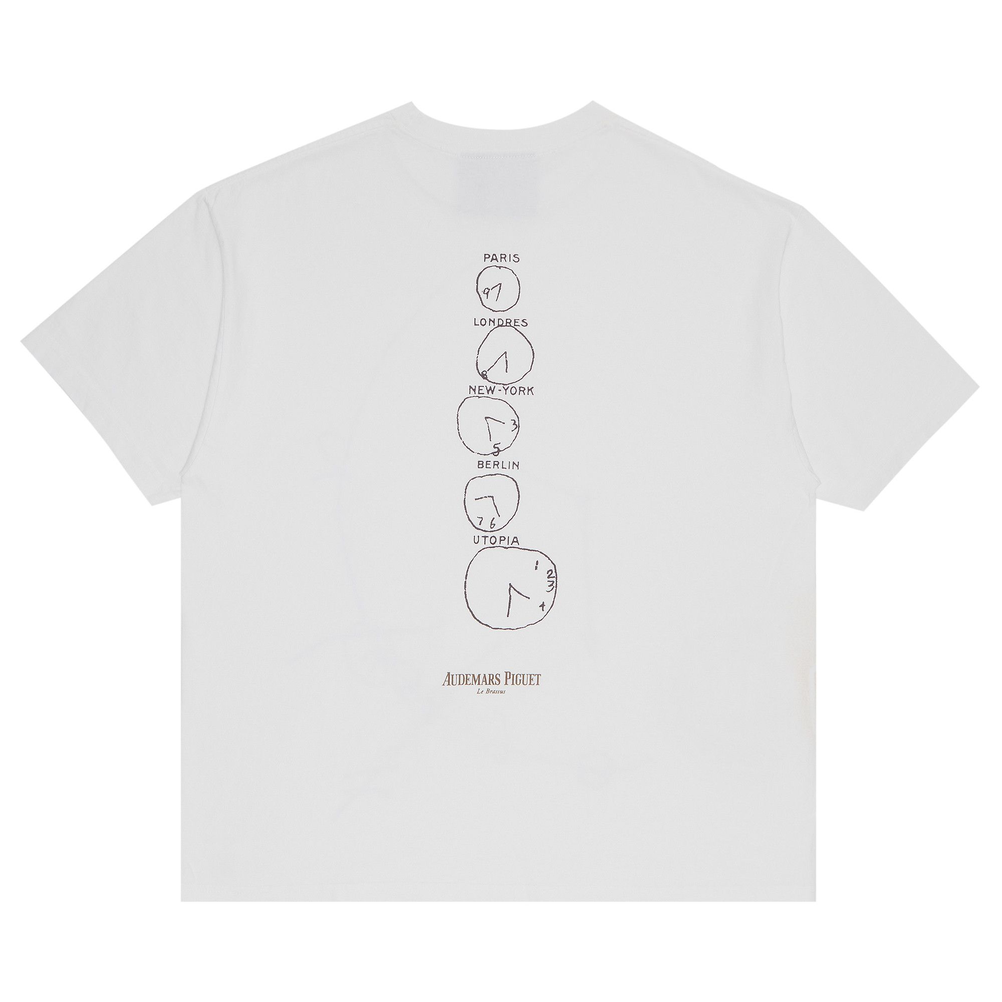 Buy Travis Scott x Audemars Piguet Time Zones Tee 'White' - 1746