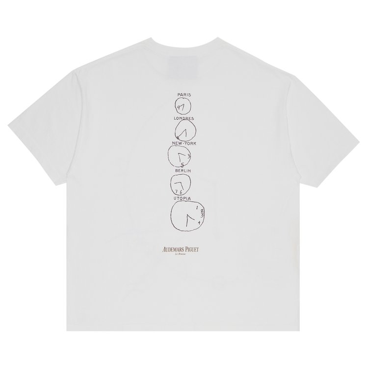 Travis Scott x Audemars Piguet Time Zones Tee White