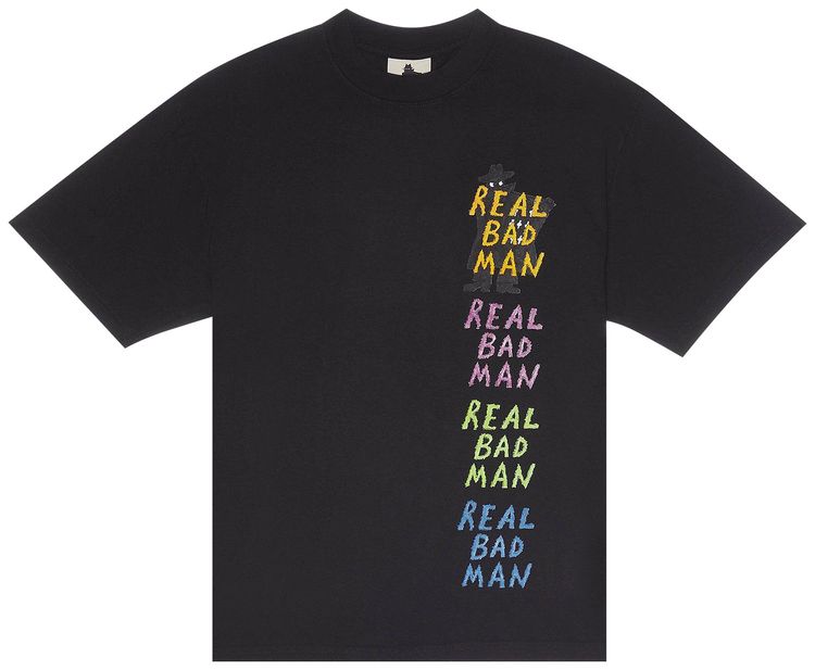 Real Bad Man Comix Short Sleeve Tee Black