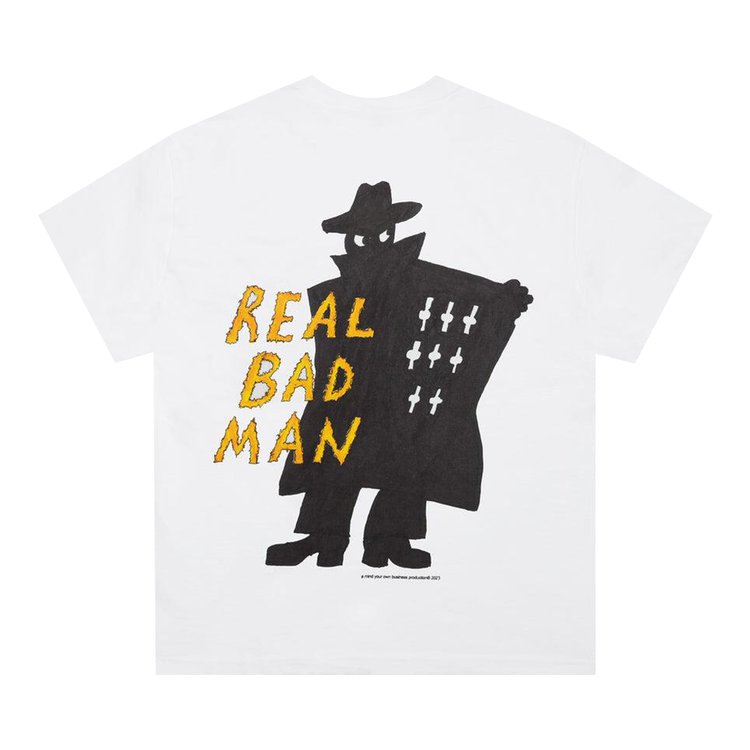 Real Bad Man Comix Short Sleeve Tee White