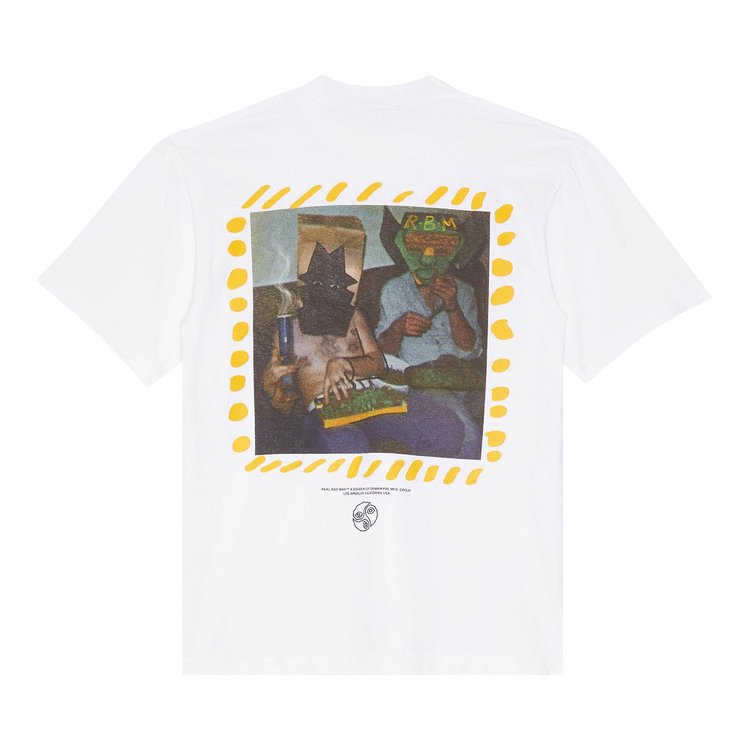 Real Bad Man Masked Short Sleeve Tee White