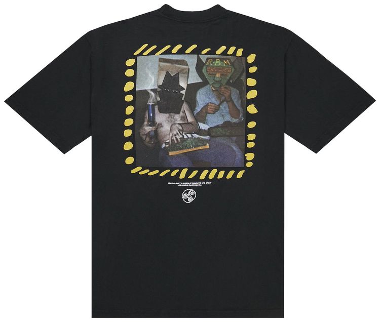 Real Bad Man Masked Short Sleeve Tee Black