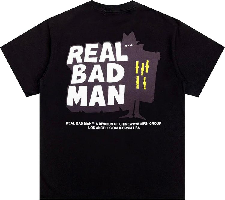 Real Bad Man Classics Short Sleeve Tee Black