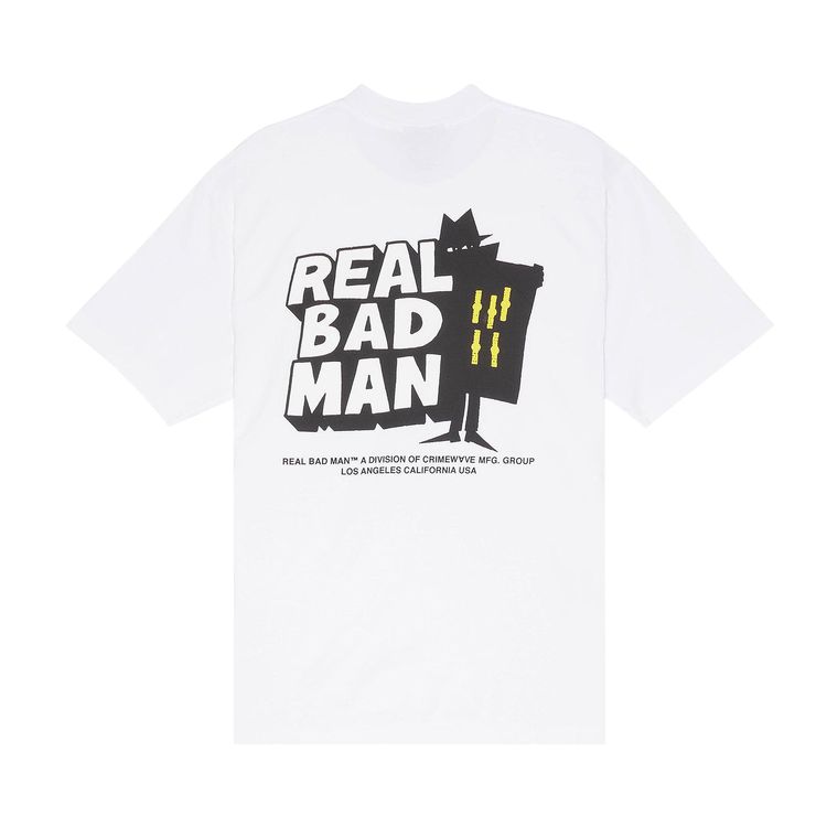 Real Bad Man Classics Short Sleeve Tee White