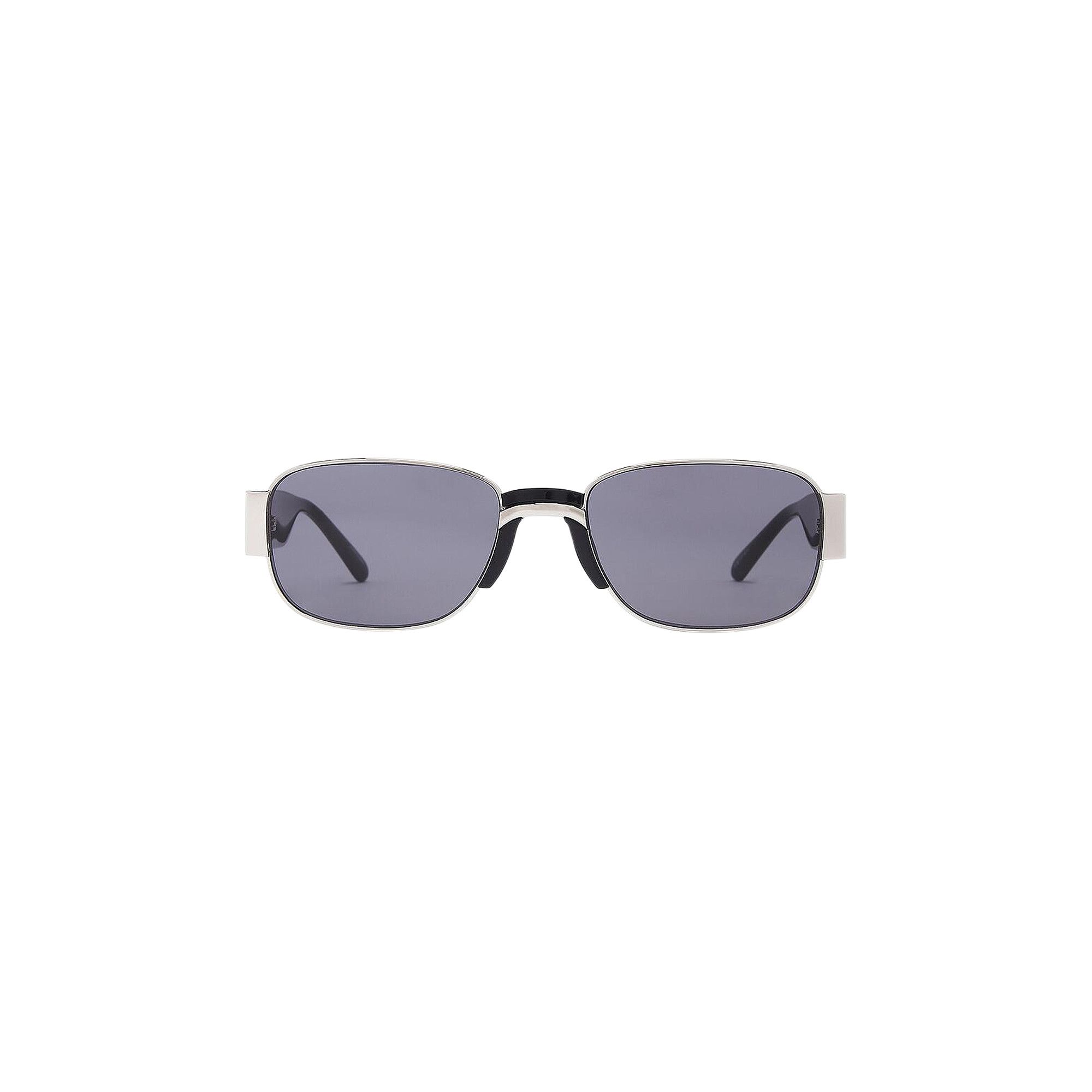 【レア・新品】DRIES VAN NOTTEN サングラス　グレー Buy Dries Van Noten Rectangular Sunglasses 'Nickel/Black/Grey